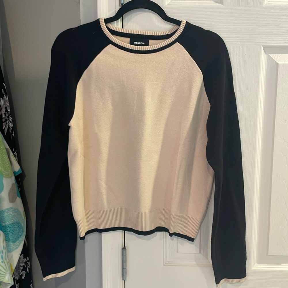 Monrow sweater purchased at Evereve